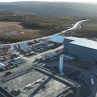 Drone photo of process plant - October 2024